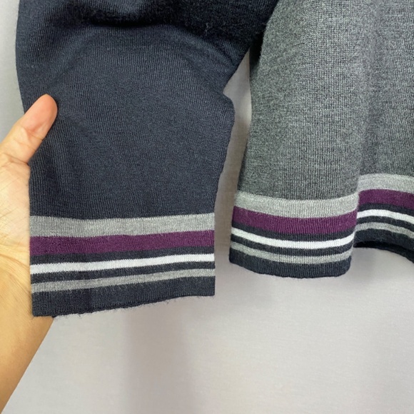 Goodman Brand Mens Long Sleeve Wool Sweater in Charcoal Heather Size XXL - Picture 2 of 9